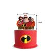 Mr. Incredibles Birthday Decorations Party Set, The Incredibles Red and Black, Animated Movie Characters, Kids, Cute, Funny, Superhero, Boys, Girls,