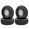 Car Tires with Wheel Rims Replacement for 1/10 Traxxas TRX4  Axial SCX10 90046 90047 CC10 RC Car