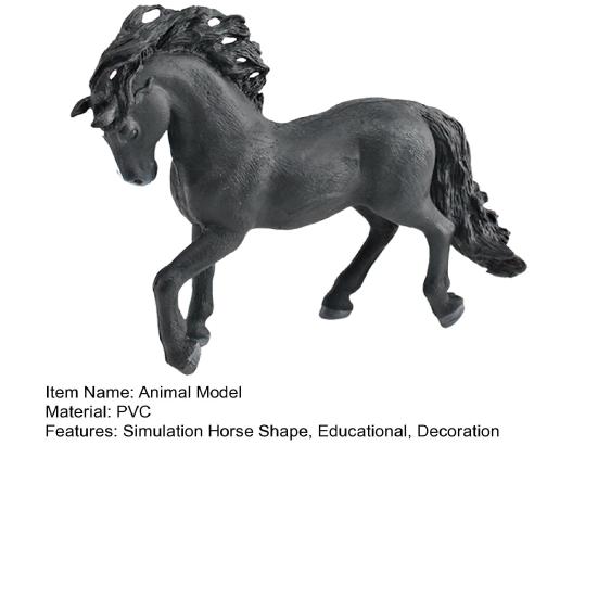 1/3Pcs Simulation Horse Figurine Stallion Mare Statue Miniature Pony Sculpture Educational Toy PVC Farm Animal Model Decoration Ornament