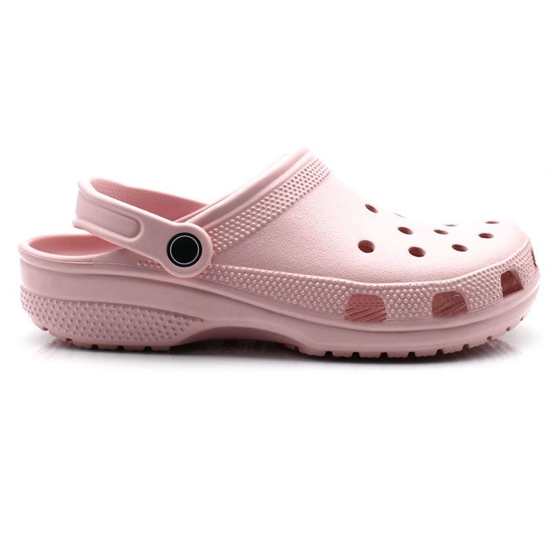 

Літній транскордонний бестселер: Чоловіче класичне пляжне взуття та жіночі босоніжки Baotou - європейське та американське садове взуття 40/41=Men s 8/Women s 10 рожевий