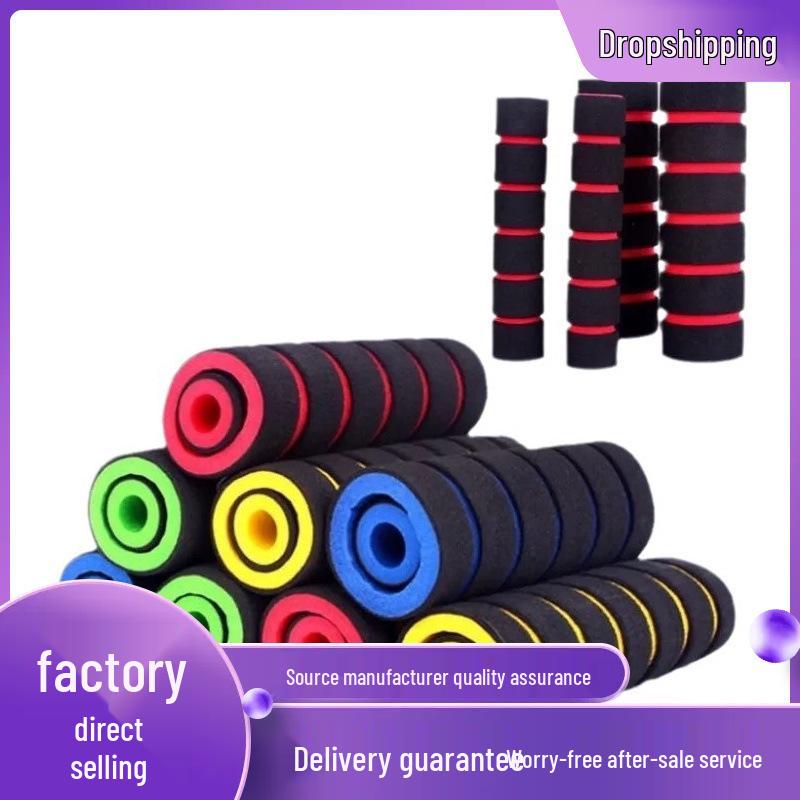

Universal Sponge Handlebar Grips for Motorcycles, Electric Vehicles, and Bicycles синий