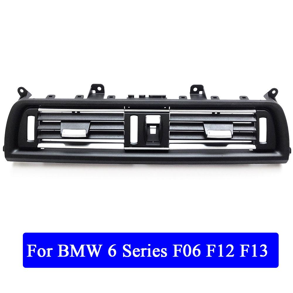 Vordere Armaturenbrett-Mitte-Mitte-Klimaanlage AC-Entlüftungsauslass-Abdeckplatte für BMW 6er F06 F12 F13 630 635 640 645