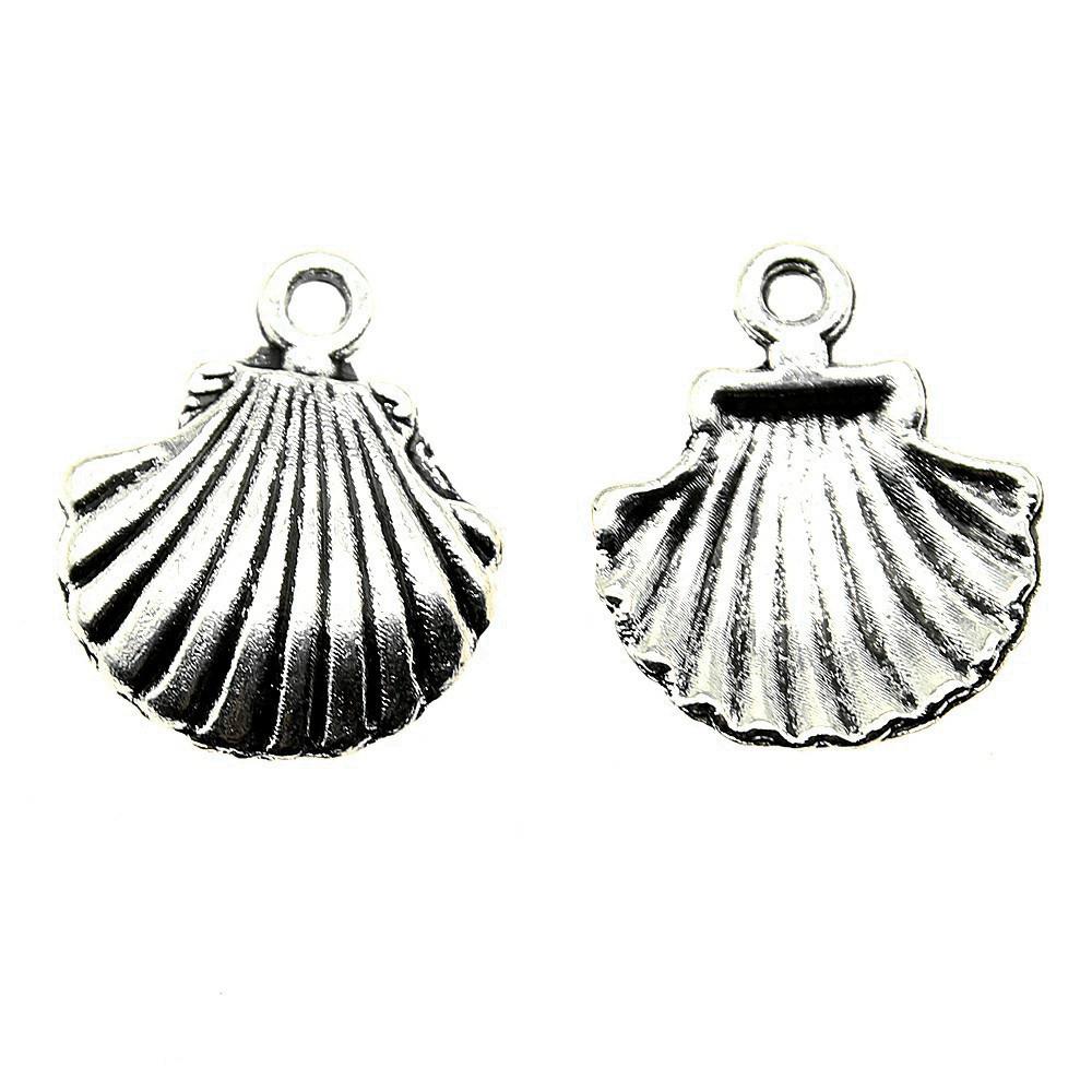 Shell Charms Multi Color Alloy Pendants For Beach Themed DIY Jewelry Accessories