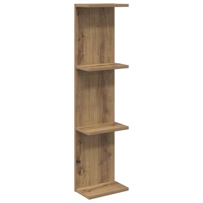 Maison Exclusive - Étagère Murale Chêne artisanal 25 x 15 x 100 cm