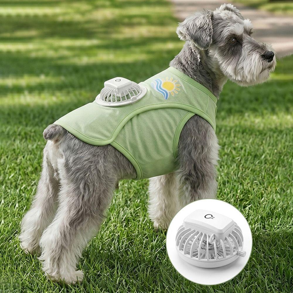 USB Charging Cooling Dog Vest Built In Fan Pet Cooling Vest N Dog Cooling Vest  Photo Props