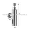 Wall-Mounted Stainless Steel Soap Dispenser, Punch-Free for Bathroom or Hotel Use