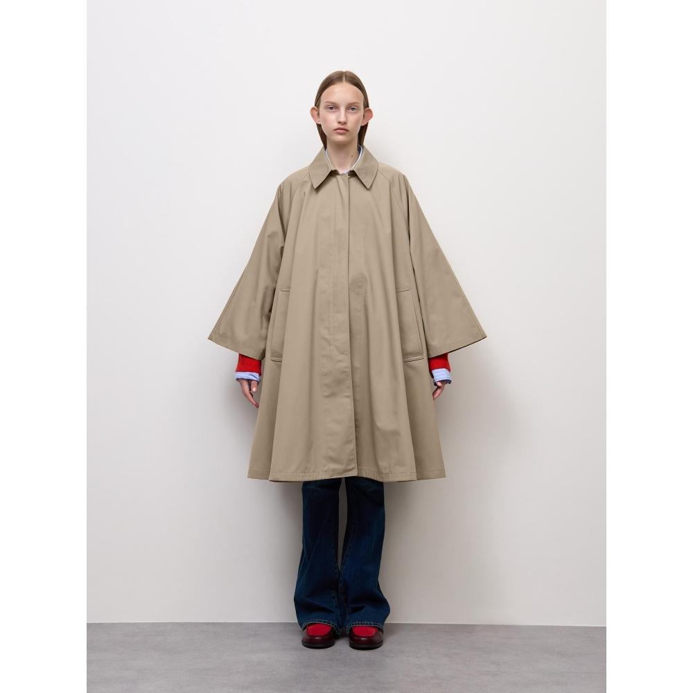 GU by Uniqlo Balmacarn Tent Line Coat Cl  Super Oversized Fit 
