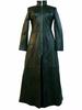 Stilvolles Slim Fit Elegantes Neues Damen Stehkragen Schwarzes Kleid Weiches Lammleder