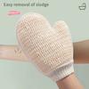 2-in-1 Körperlotion Massagehandschuhe mit ätherischem Öl zum Bräunen Verhindert klebrige Hände Peeling-Reibehandschuh für glatte Haut