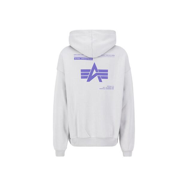 Толстовка Alpha Industries Logo Backprint Hoodie EU 1XL