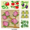 Wooden 3D Jigsaw Puzzle - Educational Birthday Gift for Kids with Six-sided Painting Blocks
