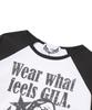 Gillaakaibeu Graphic Raglan Long Sleeve_Black