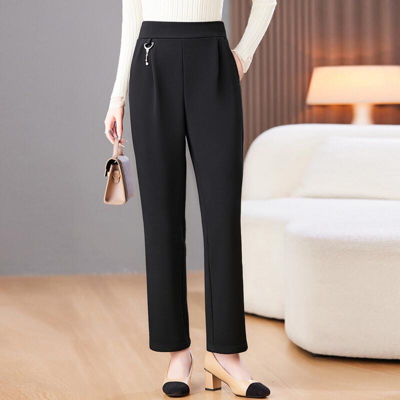 Paste Women's Elastic Waist Casual Long Pants