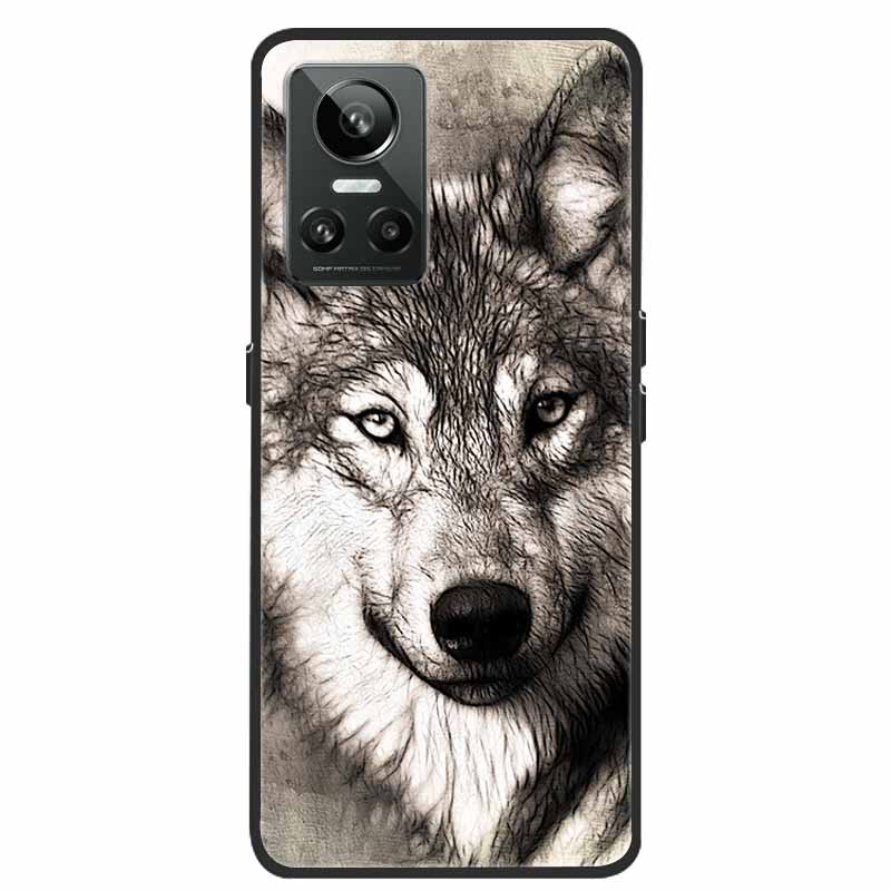 Mobilskal För Realme GT Neo3 Fodral Svart Silikon Mjuk Baksida För Realme GT Neo 3 Mobilskal Fodral RealmeGT G T Neo 3 Coque