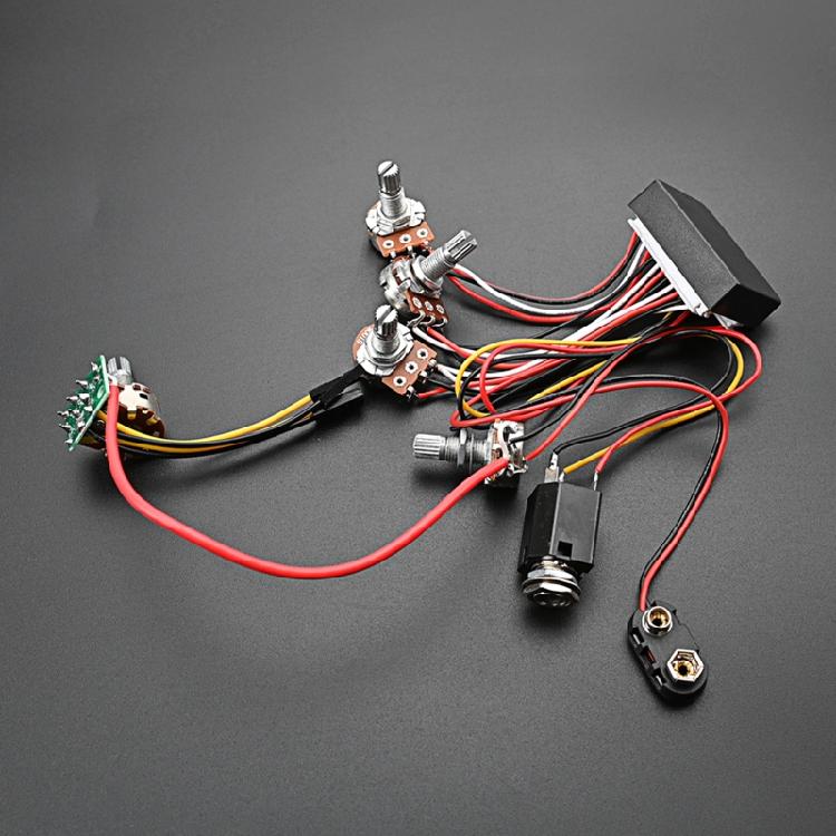 Prewired Bass Preamp Circuit Pickup Active Passive EQ Equalizers for Bass Pickup