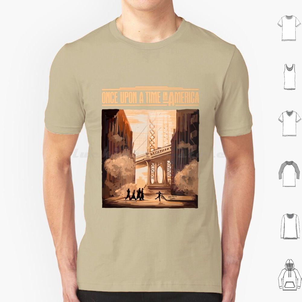 Once Upon A Time In America Illustration By Burro T Shirt Big Size 100 Cotton Once Upon A Time America Gangsters De Niro S