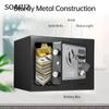 Bisofice Home Safes Boîte étanche ignifuge avec clavier et 2 pièces Clé de rechange Sécurité domestique numérique