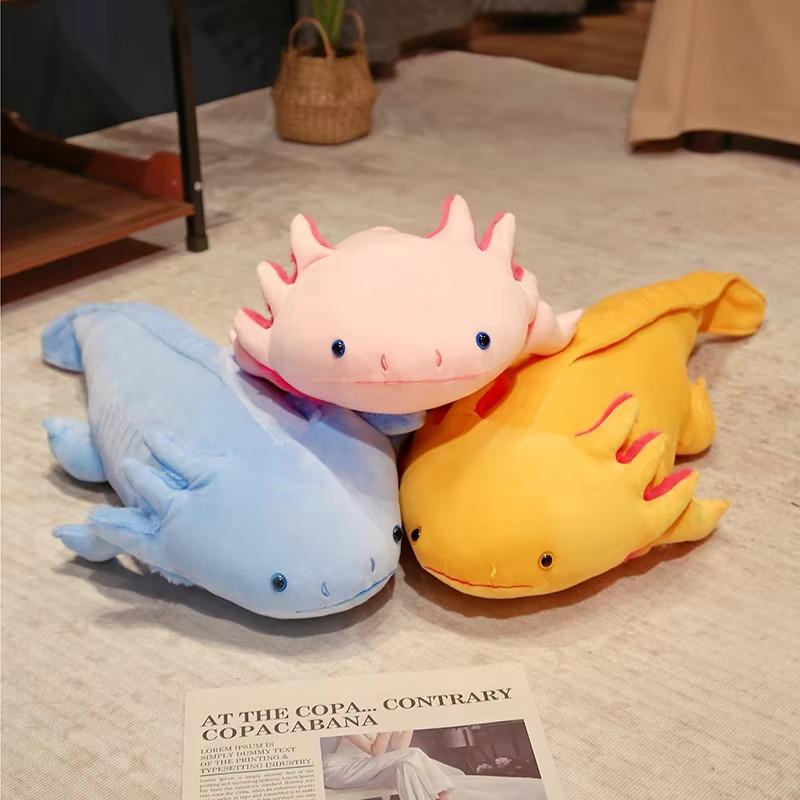 Plush Animal Dolls 1PC Children's Toys Simulation Lizard Strip Pillow Cushion Gifts Home Decorative Ornaments