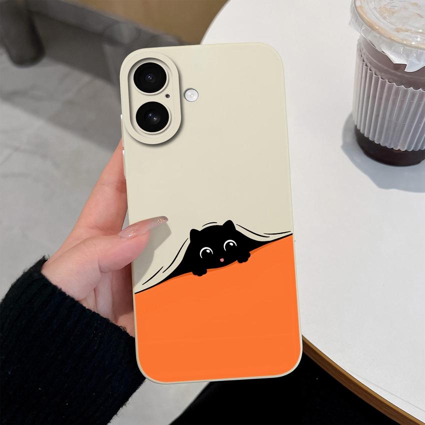 Suitable For iPhone 17 Air Pro Max Phone Case Cute Face Mask Dog Pattern Screen Protector Fashion Shell For iPhone Shockproof Silicone Soft Back Cover