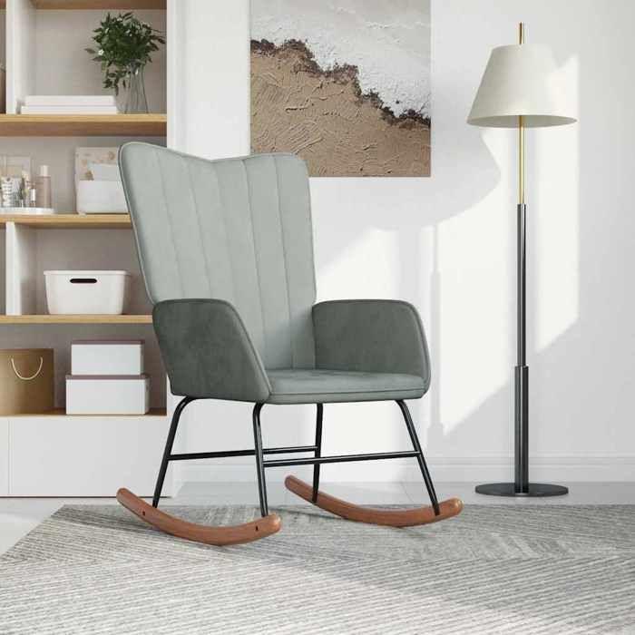 VidaXL Chaise à Bascule Chaise de Relaxation Siège de Relaxation Fauteuil de Salon Salle de Séjour Siège de Salon Maison 327743