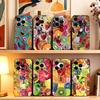 Fashionable Cute Fruits Painted   Phone Case For iPhone 17, 16,15,14,13,12,11 Plus,Pro Max, Others Soft Black Cover