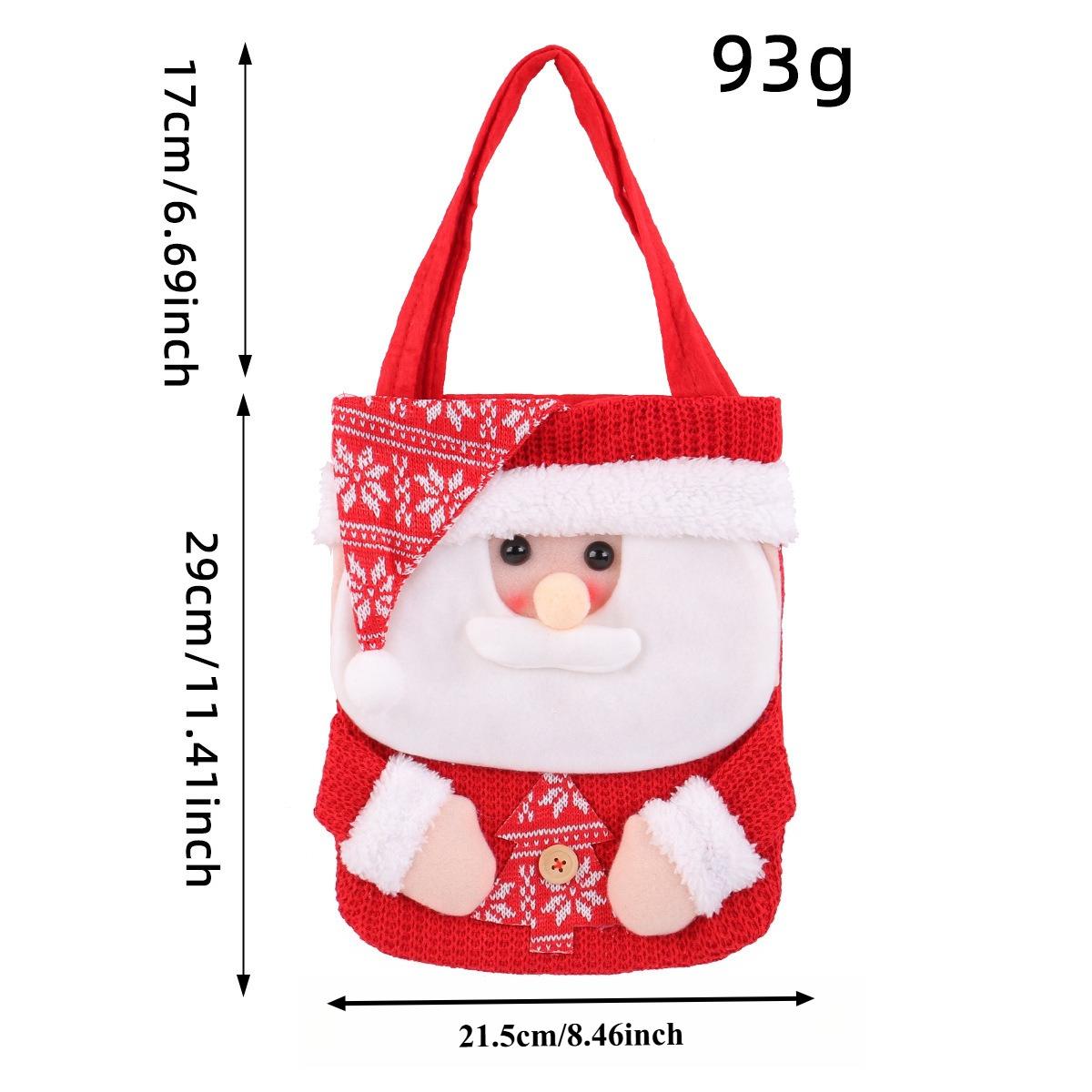 

Children Christmas Stockings Gift Bags Cartoon Design Holiday Candy Bags for Christmas Eve Big Party Favors and Decorations 28x23x2cm