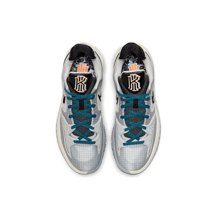 Nike Kyrie Low 4 EP Šedá mlha Safírová Unisex Tenisky Totální-oranžová Černá CZ0105-004