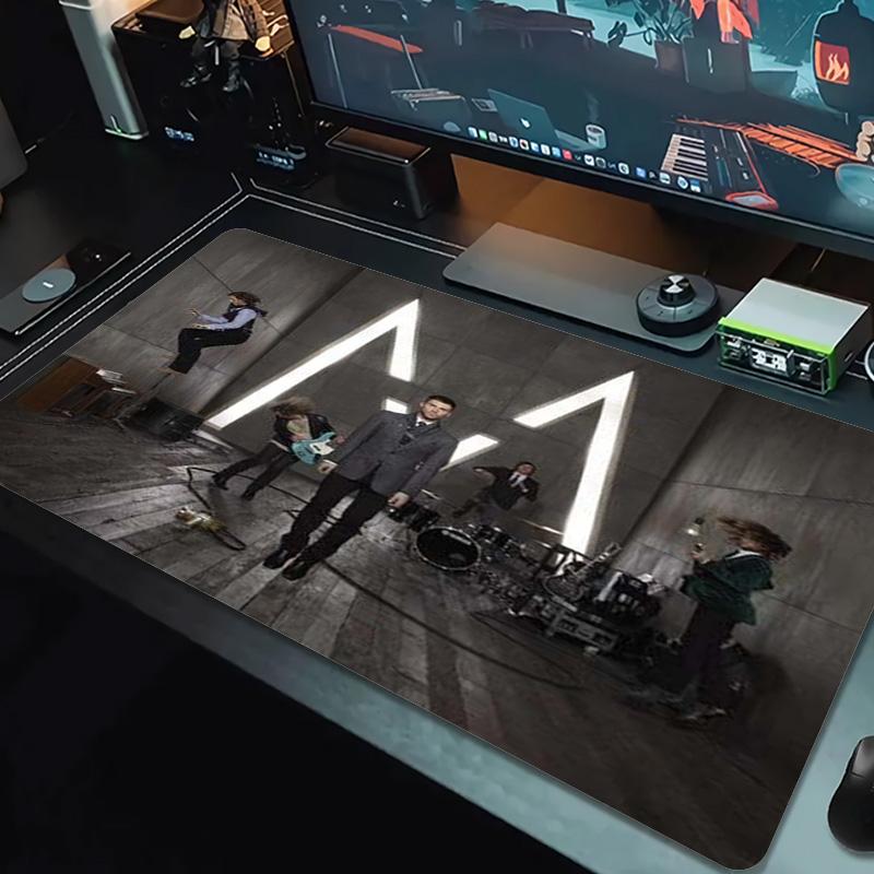 Band Maroon 5 Color Mouse Pad Large Gaming Table Cushion Non-slip Laptop Tablet Big Mousepad XXL Mat Mini PC Playmat With Lock edge