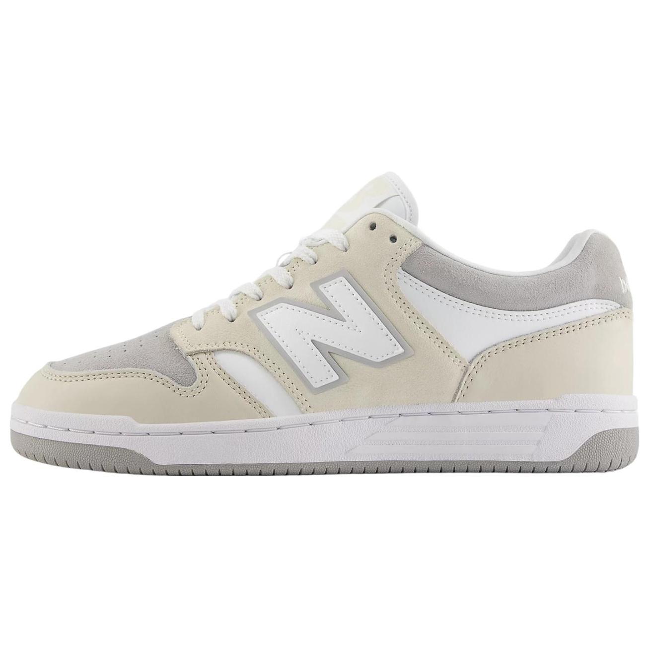 New Balance 480 Облако дождя Лен Унисекс Кроссовки Кремовый BB480LGW 41.5