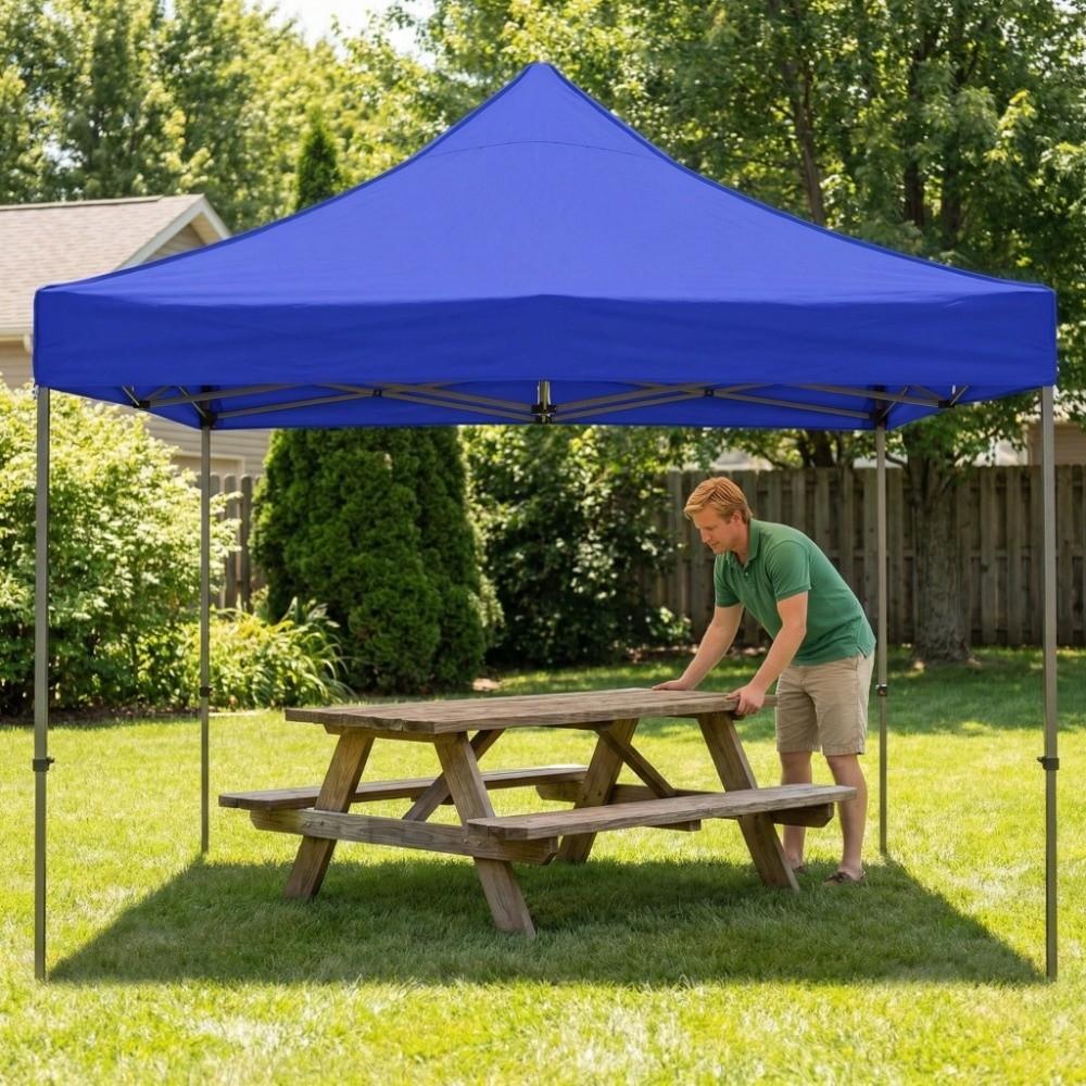 Square Foldable Canopy Replacement Top Oxford Cloth Canopy Tent Top Cover  Outdoor Activities