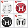 4PCS 58MM/69MM H Car Badge Wheel Center Cover Stickers Hub Caps Decal for Honda Accord Elysion CR-Z Odyssey SPIRIOR CRV
