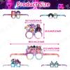 a Kpop Demon Hunters Glasses Birthday Party Decorations Racing Glasses Masks Children's Birthday Party Photography Props Party