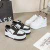 Platform white shoes women's leather  new board shoes women's height increase sports and leisure versatile women's shoes tide