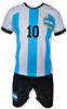 MESSI ARGENTINA Football Kit - Size 134 + Shin Guards