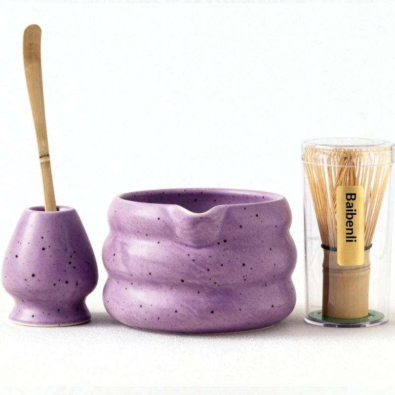 1 Set Matcha Whisk Set Includes Whisk Sets And Matcha Bowl With Spout Traditional Japanese Matcha Kit For Perfect Matcha