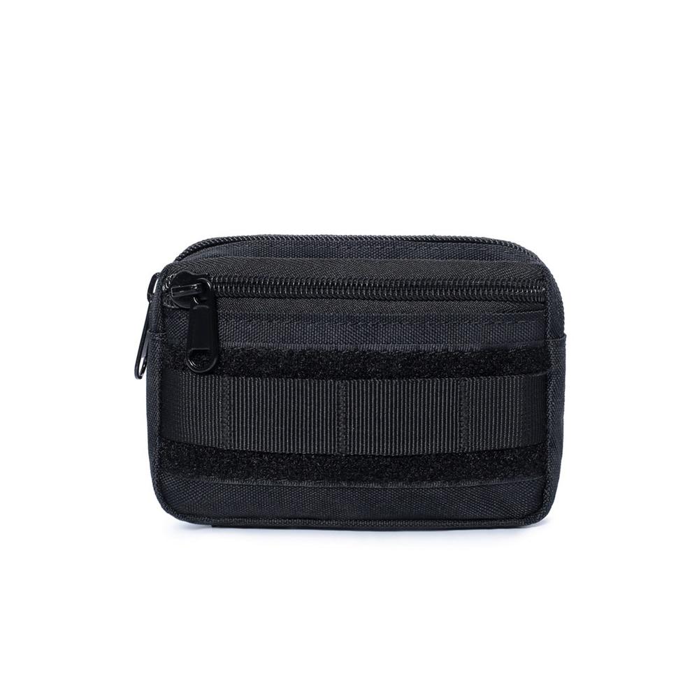 Doppelschichtige EDC-Tasche Herren Taktischer Molle-Hüftgurt Nylon Hüfttasche Bauchtasche Camping Jagdzubehör Utility-Tasche