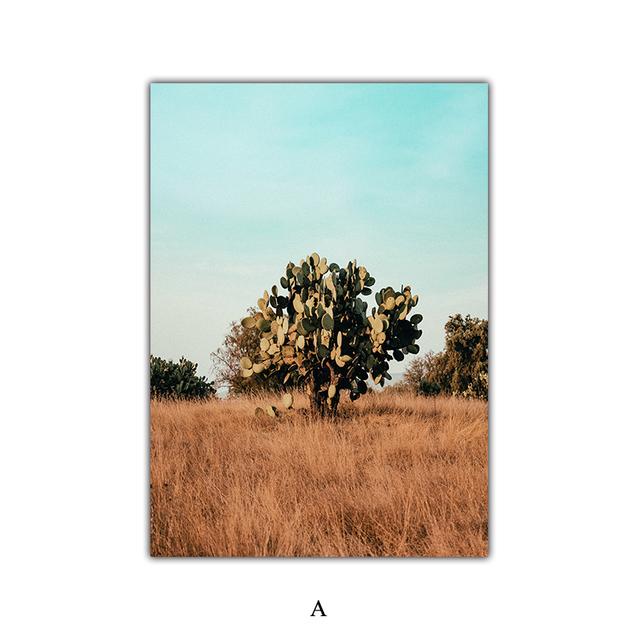 

Африканские пастбища залива природные пейзажи плакаты и принты фотографии скандинавский пейзаж настенная живопись на холсте для домашнего декора 21*30cm