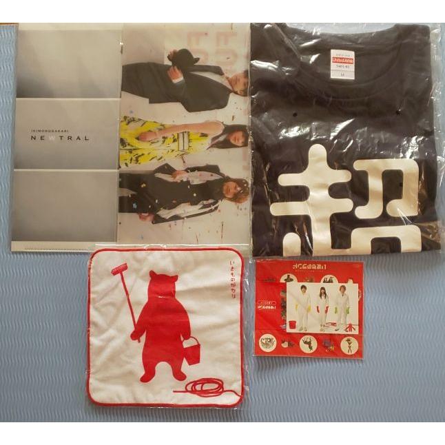 Used Ikimonogakari Goods Set T-shirt Clear File Towel Sticker
