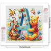Full Drill Diamond Mosaic Winnie Pooh DIY Cartoon Painting Piglet Cross Stitch Tigger 26 Letters Embroidery Home Decor