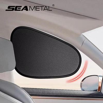 Tende Elettrostatiche per Finestrino Laterale Auto Copertura a 4 Strati per Protezione Solare Pieghevole Parasole per Auto Blocco Raggi UV
