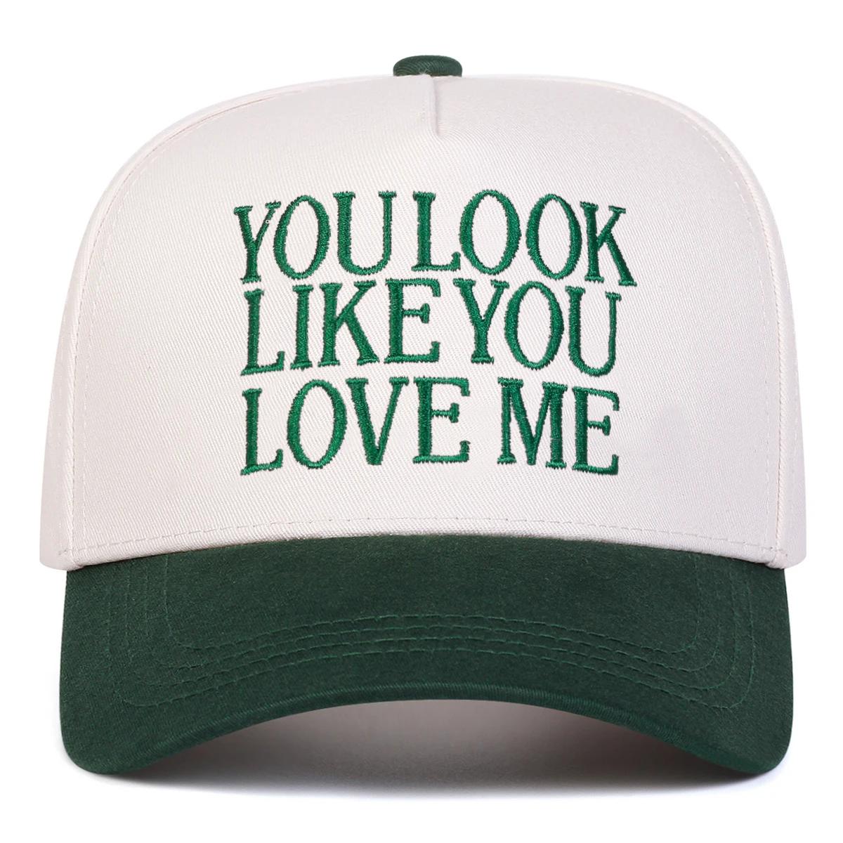 

Унисекс Бейсболки YOULOOK LIKE YOU с вышивкой букв Весна Осень Для улицы Регулируемые Повседневные Кепки Шляпа от солнца Спортивная кепка зелёный