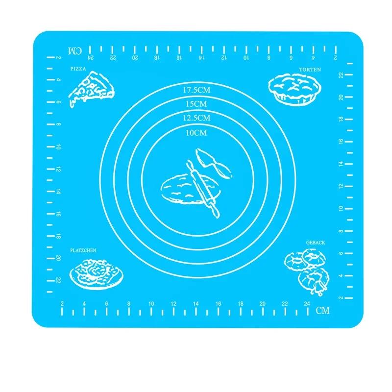 Non-Stick Thickening Rolling Dough Liner Pad, Pastry Cake Bakeware, Paste Flour Table Sheet, Silicone Kitchen Tools