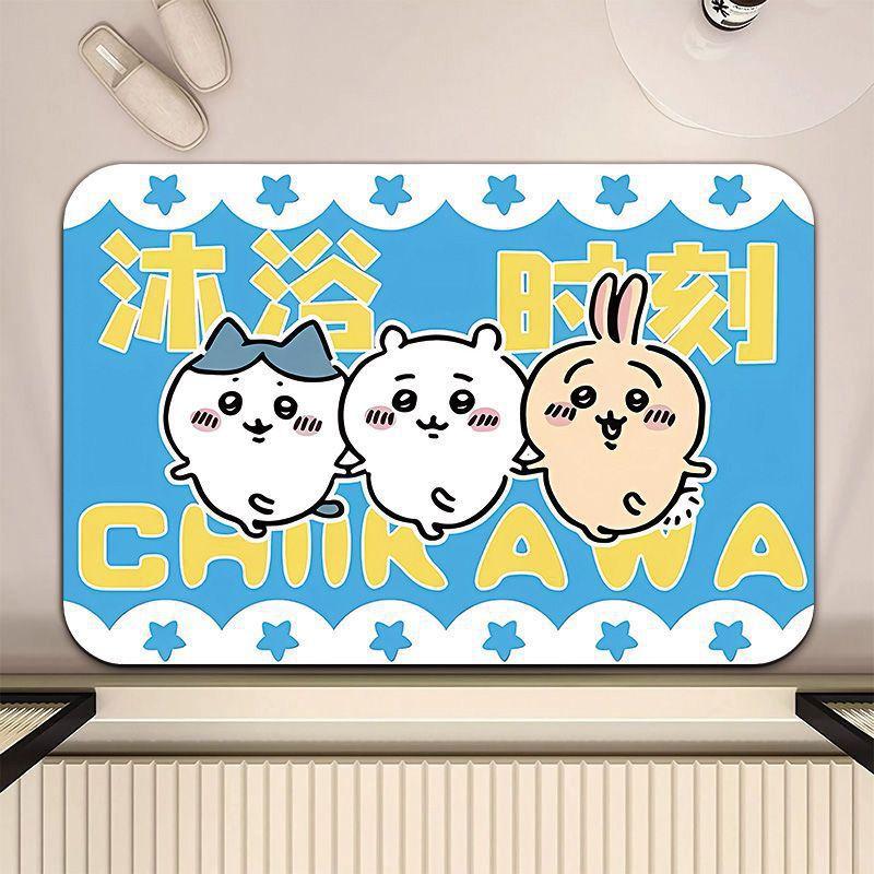 Cartoon Floor Mat Bathroom Floor Mat Entrance Door Mat Toilet Door Suction Foot Mat