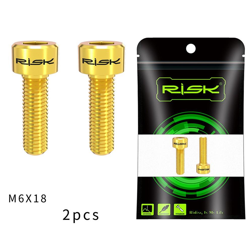 Titanium Bike Crankarm Pinch Clamp Bolt for HollowTech Black/Gold/Rainbow золотой