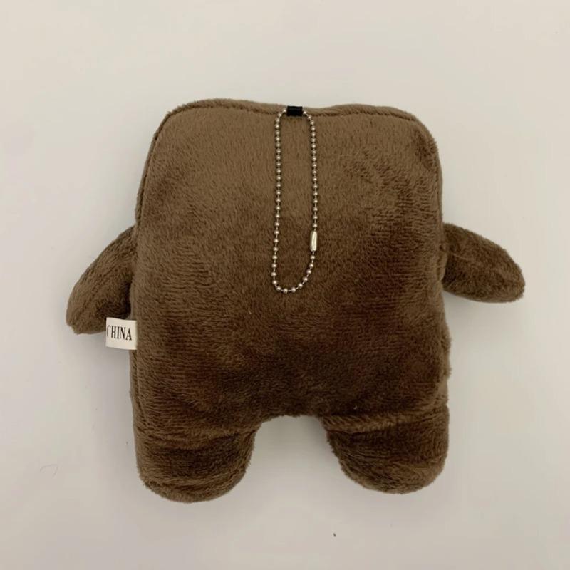 Cute Domo-Kun Domo Plush Keychain Pendent,Domo Kun Plush Toy Cute Mascot Keychain Keyring Kawaii Hangings Ornaments