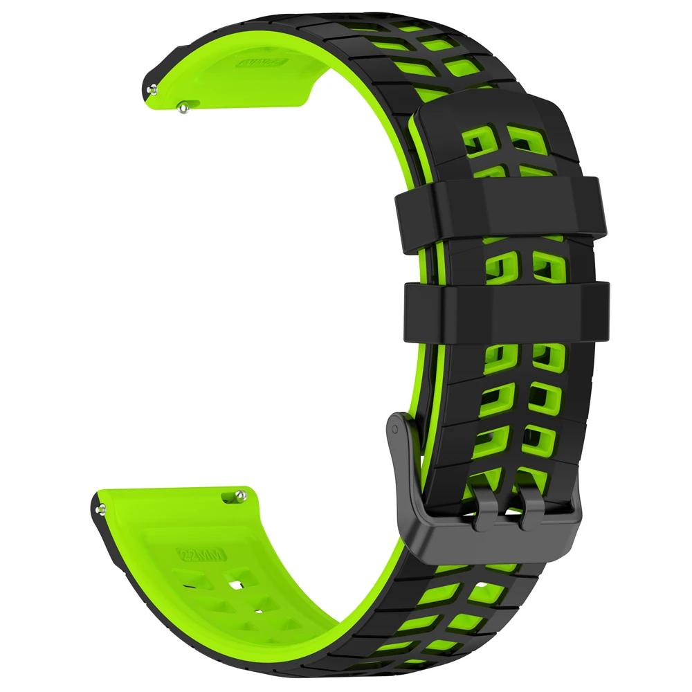רצועת סיליקון 22 מ"מ עבור REDMI Watch 5 Lite/Active רצועת החלפה נושמת עבור Garmin/Xiaomi Watch Sport אביזרי צמיד