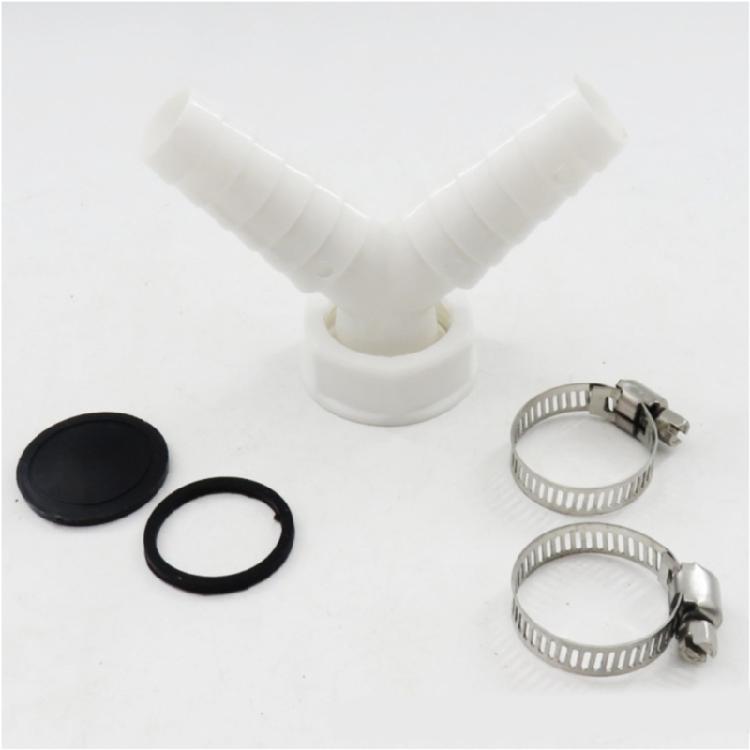 Y Shaped Forked Down Pipe Hose Connector Double Connection Dishwasher Drain Adapter Wash Machine Accessories Enduring