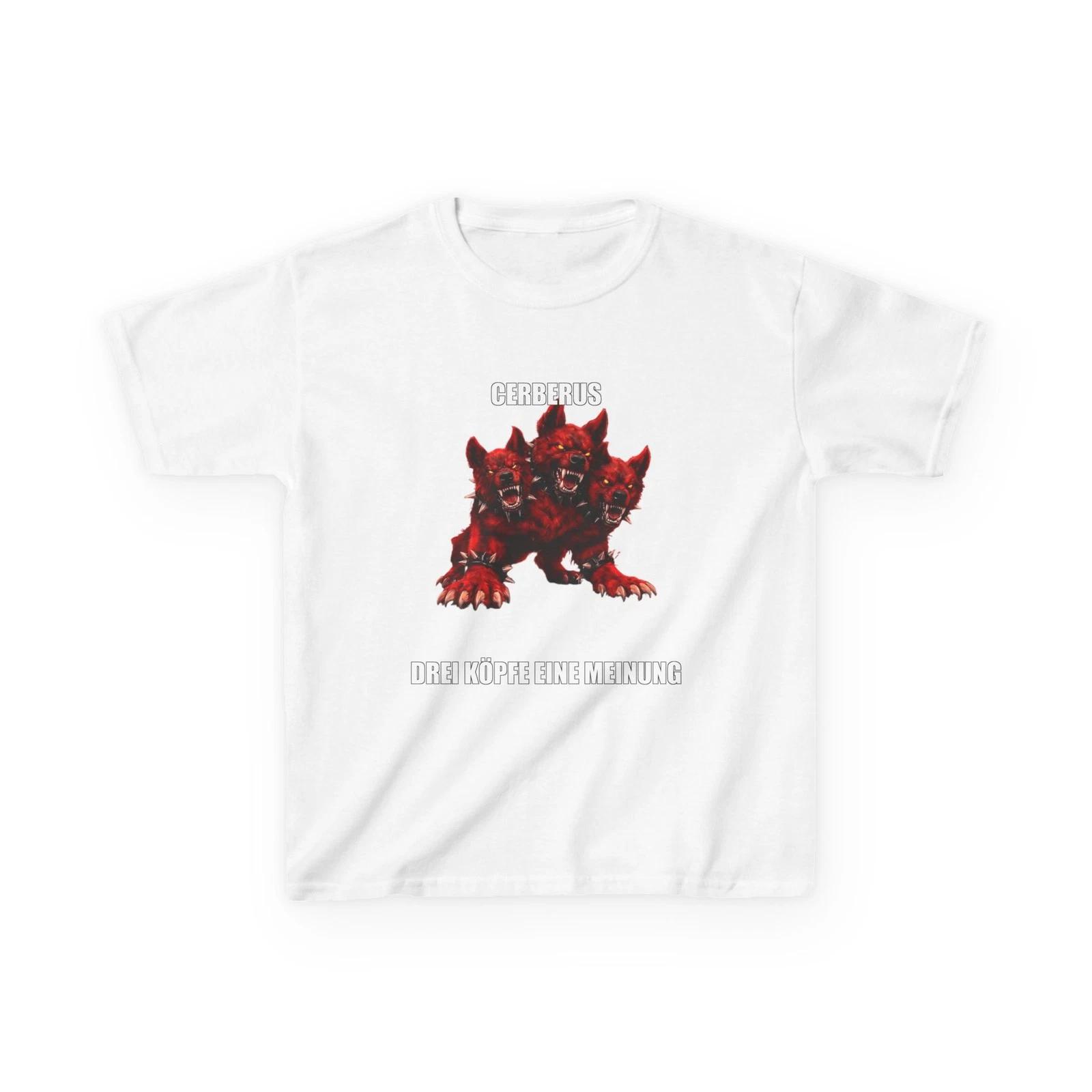 Cerberus Kids T-Shirt | Brainrot Meme Shirt Funny Viral Internet Humor Gift 4XL