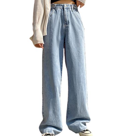 Buy Trendy Solid Color Wide Leg 
