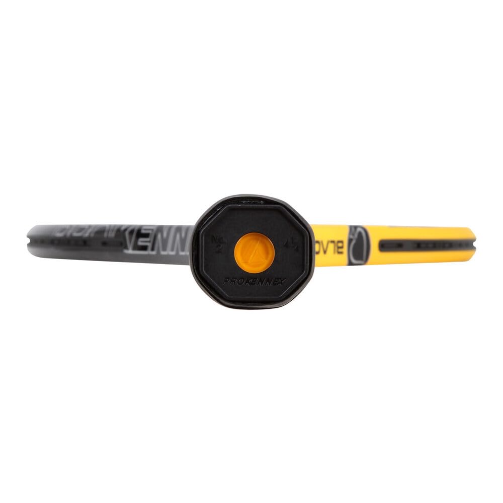 PROKENNEX Ace 285 Tennis L3 Racket, Black, Unisex, Adult, Black, Yellow, Carbon,
